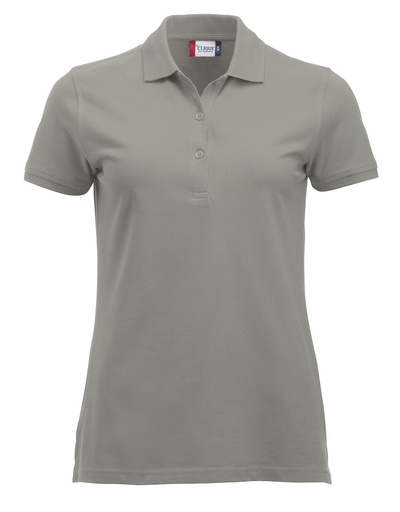 Clique Classic Marion S/S Polo zilvergrijs