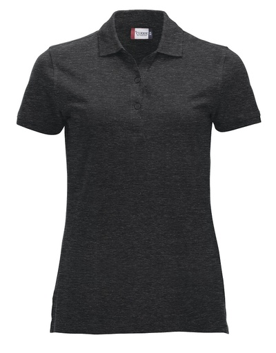 Clique Classic Marion S/S Polo antraciet melange