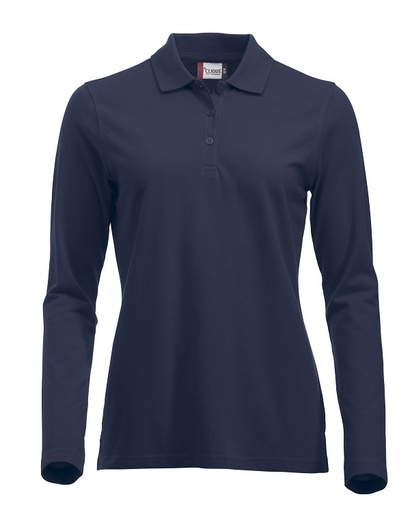 [CL-028247-580] Clique Classic Marion L/S Polo dark navy