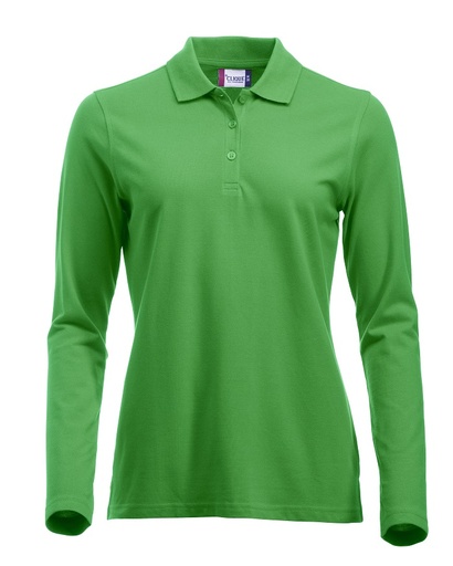 [CL-028247-605] Clique Classic Marion L/S Polo appelgroen