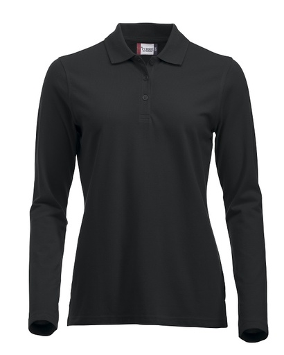 [CL-028247-99] Clique Classic Marion L/S Polo zwart
