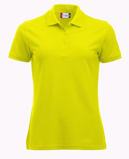 [CL-028251-11] Clique Manhattan Women Polo signaalgeel