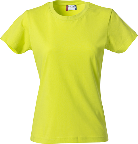 [CL-029031-600] Clique Basic-T Women signaalgroen