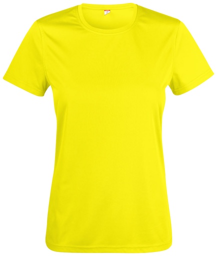 Clique Basic Active-T Women signaalgeel