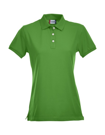 [CL-028241-605] Clique Stretch Premium Polo Women appelgroen