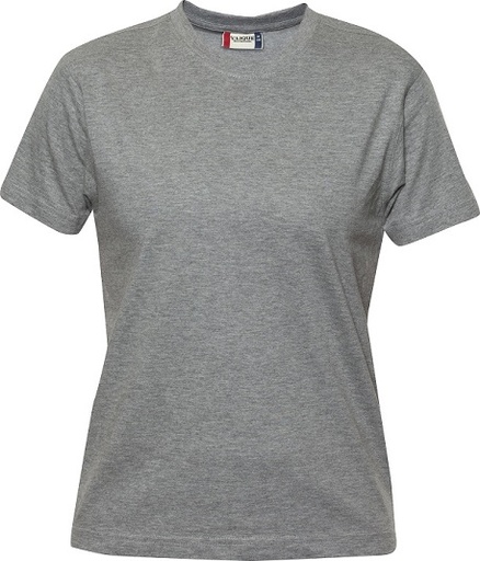 Clique Premium-T Women grijsmelange