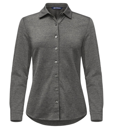 Cutter & Buck Advantage Shirt Women antraciet melange