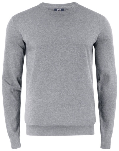 [CB-355416-95] Cutter & Buck Oakville Crewneck Men grijsmelange