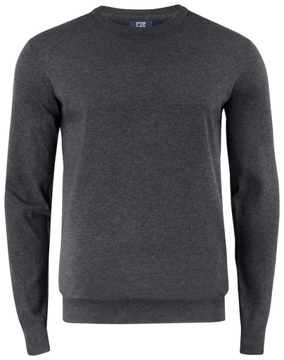 [CB-355416-955] Cutter & Buck Oakville Crewneck Men antraciet melange