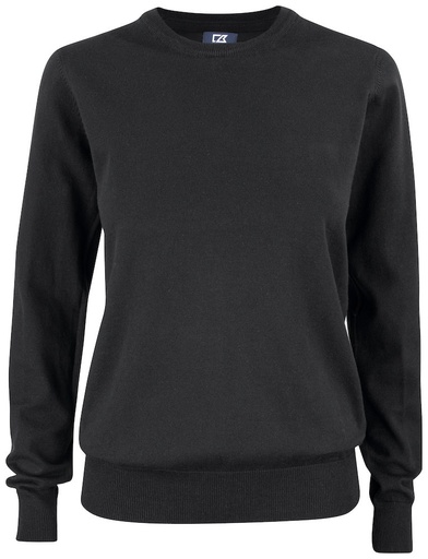 [CB-355417-99] Cutter & Buck Oakville Crewneck Women zwart