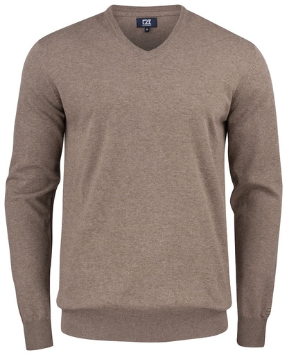 Cutter & Buck Oakville V-Neck Men nougat mélange