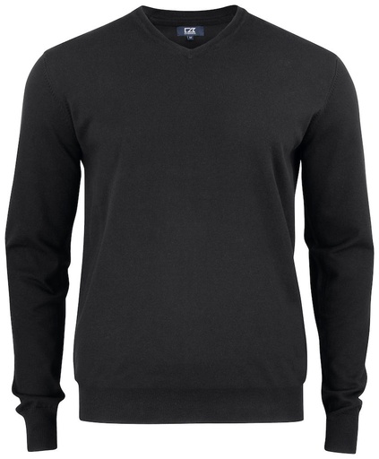 Cutter & Buck Oakville V-Neck Men zwart