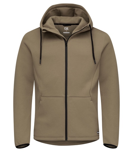 Cutter & Buck Pemberton Hood FZ Men khaki