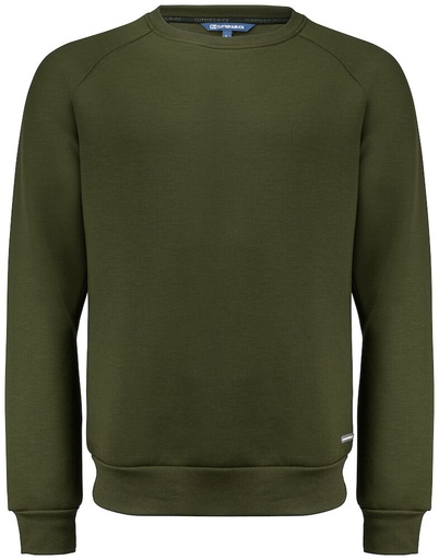[CB-358422-640] Cutter & Buck Pemberton Crewneck Men ivy groen