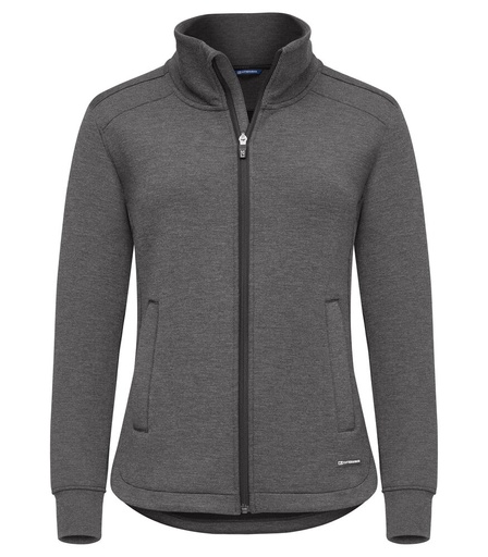 [CB-358427-955] Cutter & Buck Pemberton Cardigan FZ Women antraciet melange
